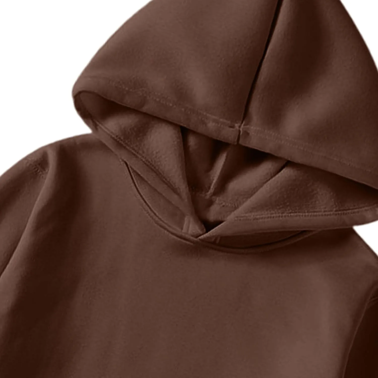 Women Men Basic Hoodies Unisex Oversized Fleece Sweatshirt Casual Long Sleeve Pullover Plain Sweater Fall Outfits