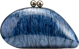 Women Unique Acrylic Evening Clutch Chain Shoulder Crossbody Bag Wedding Party Banquet
