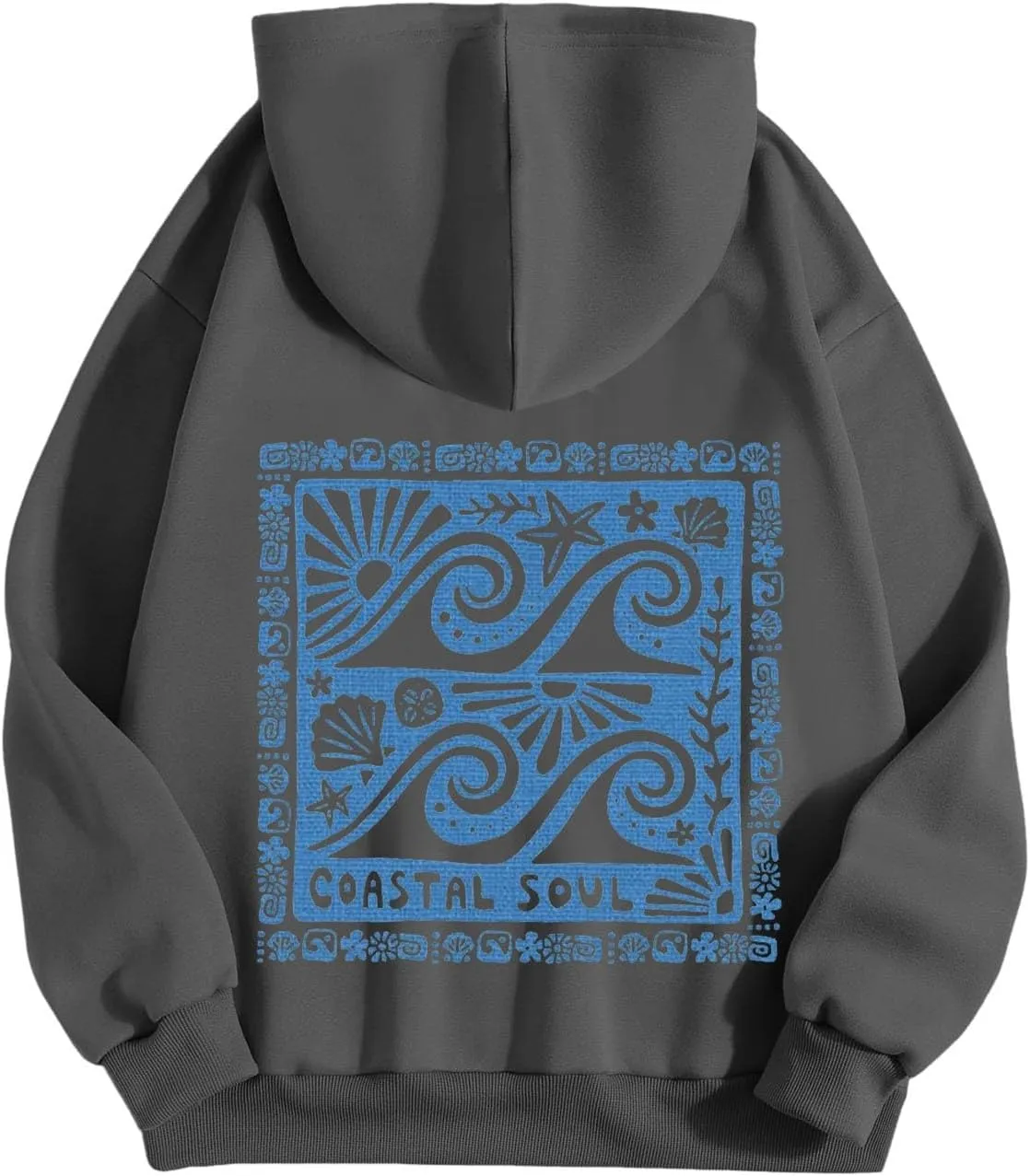 Women Y2k Graphic Hoodies Cute Preppy Embroidery Hibiscus Hoodie Flower Pullover Oversized Sweatshirts Teen Clothes