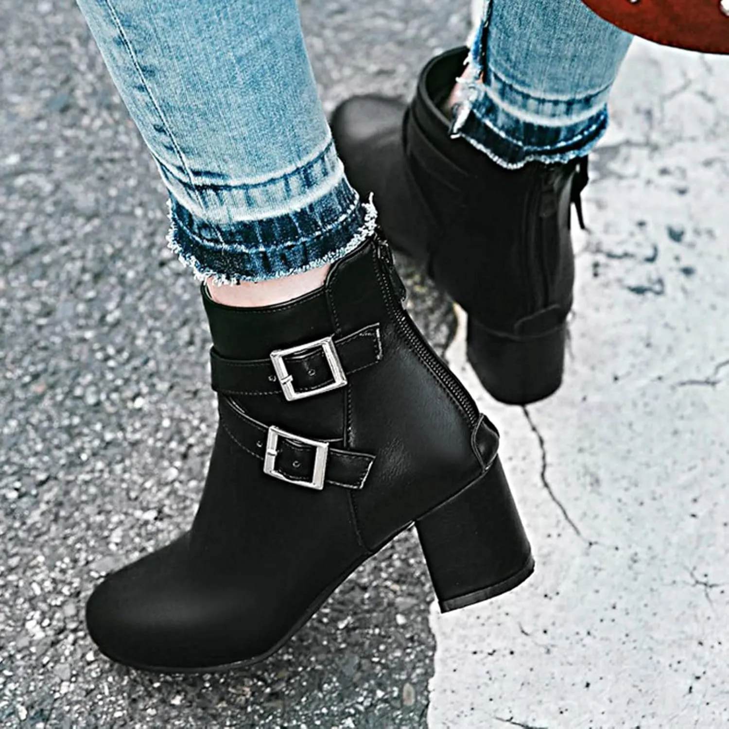 Womens Booties Low Heel Women Booties Ankle Olive Green Boots for Women Brown Dress for Women Womens Ankle Boots with Arch Support White Wide Width Ankle Booties Women