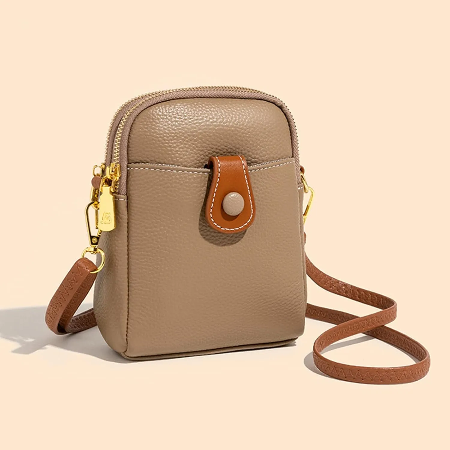 Women's Trendy Purses Vegan Leather Hobo Handbags Fashion Cotton Canvas Handbags Tote Purses Spring Purse 2025(Khaki)