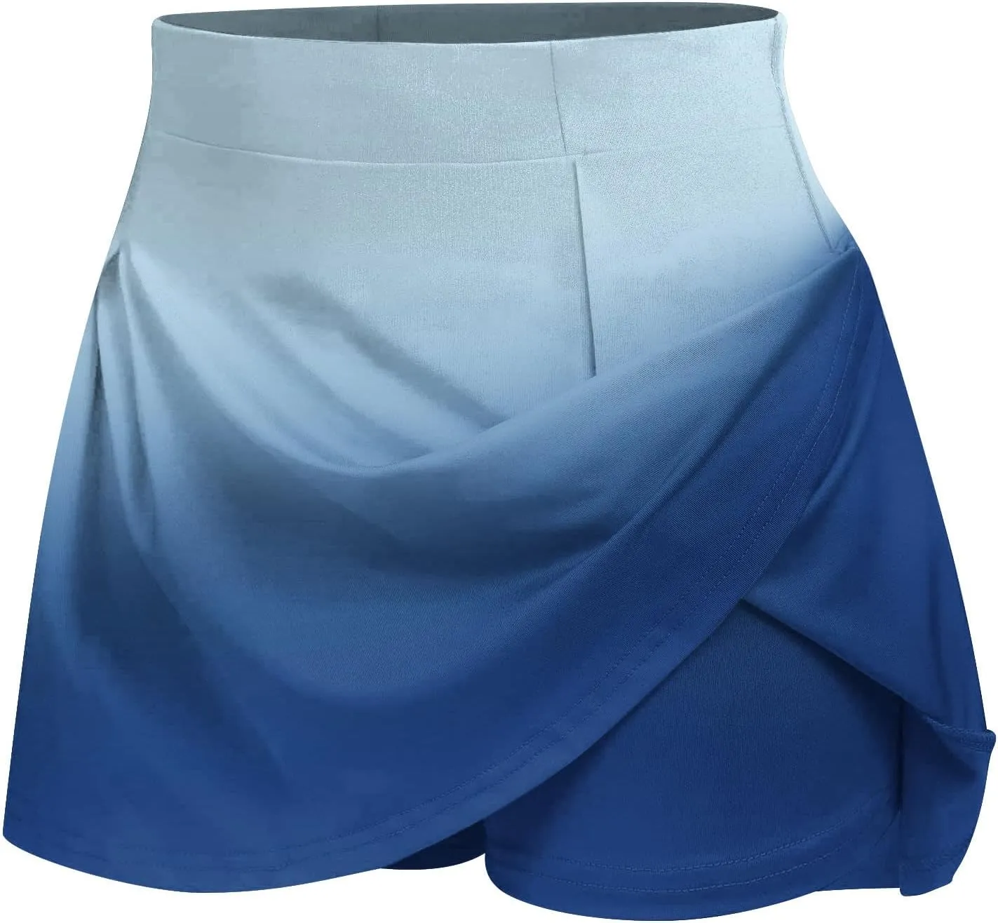 Yoga Short Skirt for Women Gradient Summer Running Skirted Shorts Active Lifestyle Casual Everyday Skirt Pant 2025