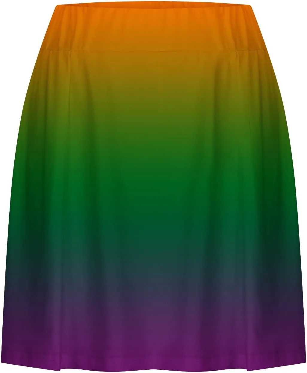 Yoga Short Skirt for Women Gradient Summer Running Skirted Shorts Active Lifestyle Casual Everyday Skirt Pant 2025