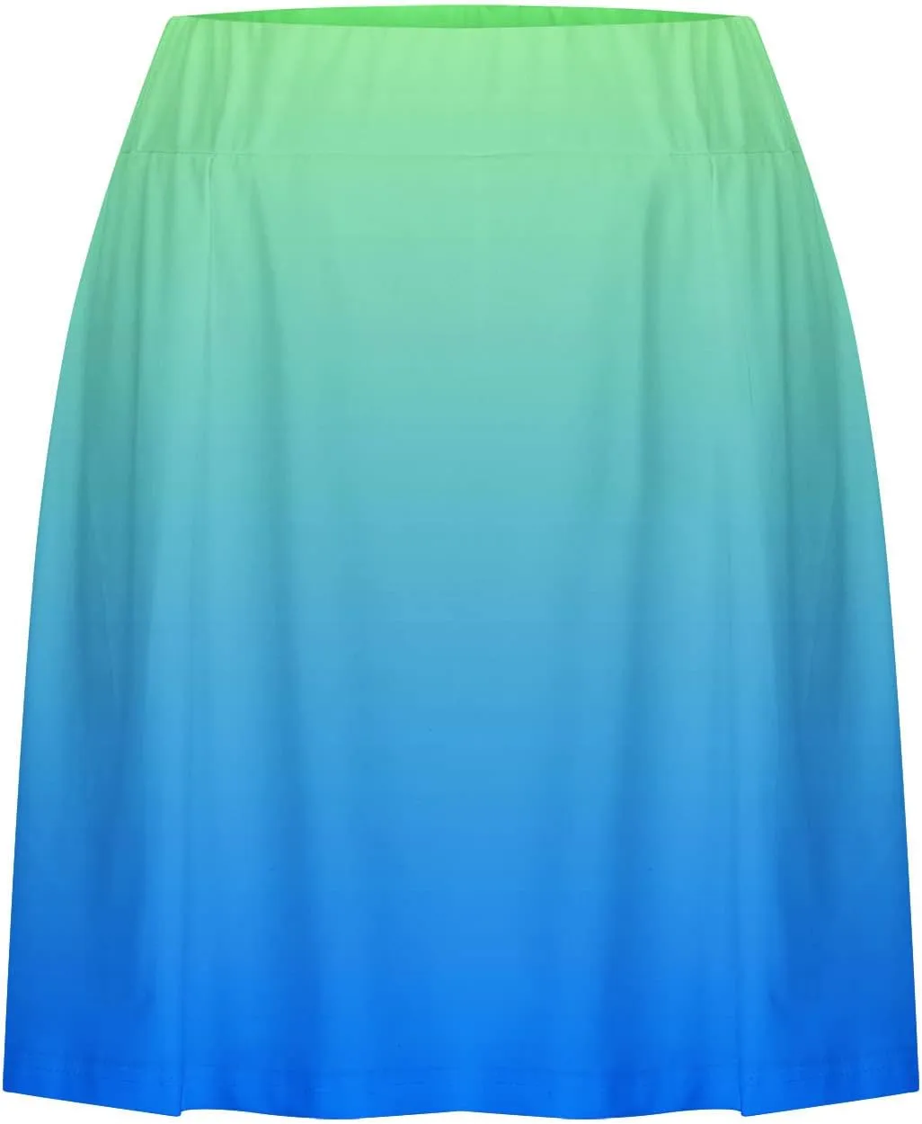 Yoga Short Skirt for Women Gradient Summer Running Skirted Shorts Active Lifestyle Casual Everyday Skirt Pant 2025