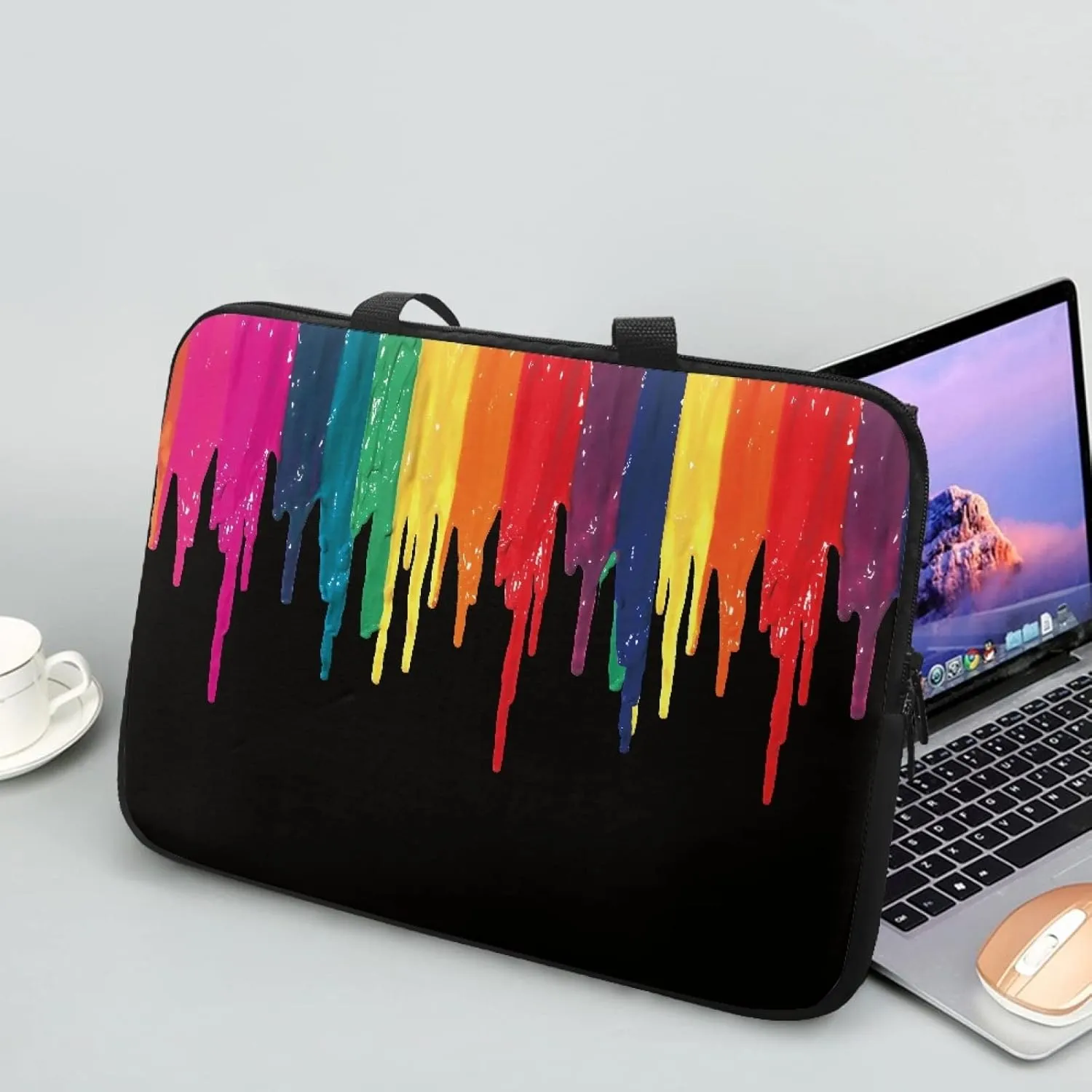 Yzaoxia Laptop Tote Bag for Women Men Computer & Tablet Travel Briefcase Waterproof Bags Business Tote Handbag
