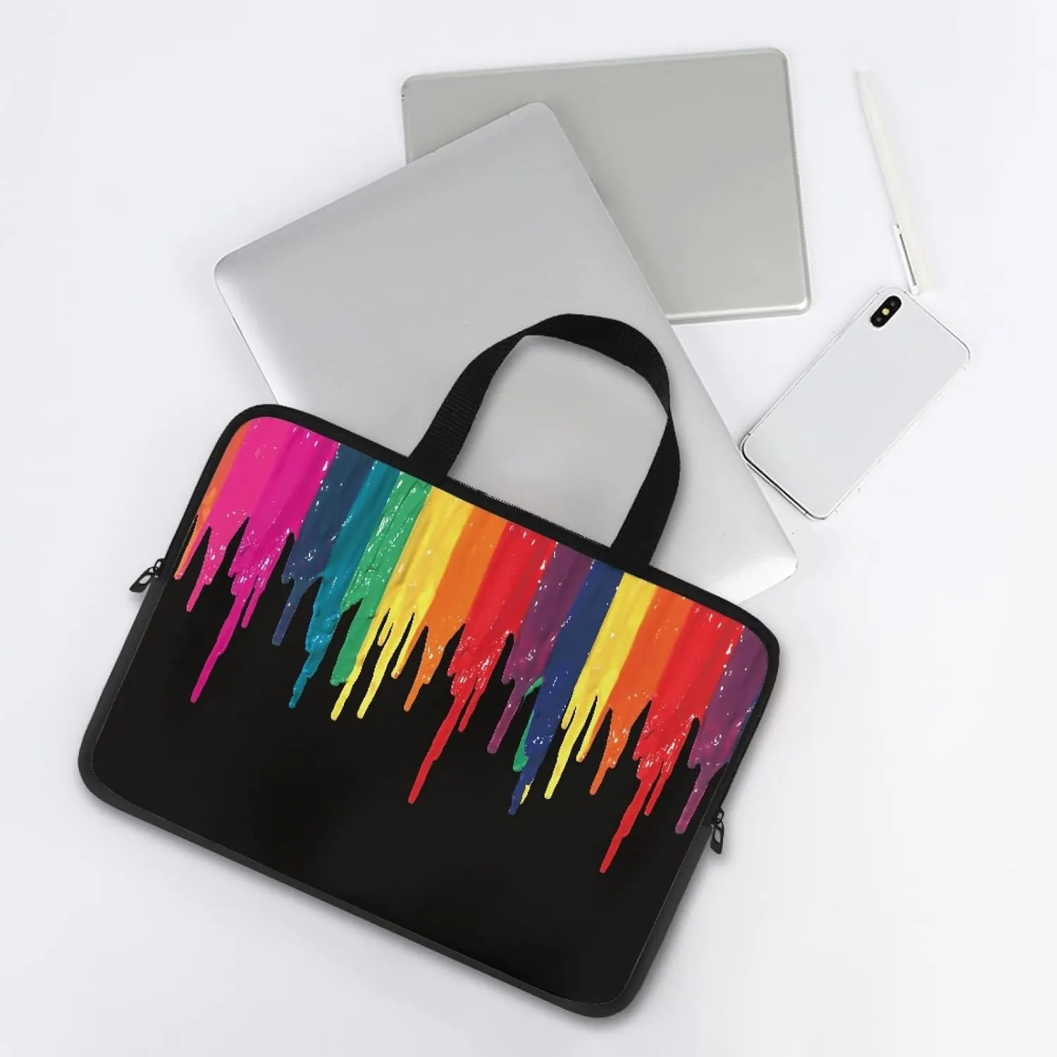 Yzaoxia Laptop Tote Bag for Women Men Computer & Tablet Travel Briefcase Waterproof Bags Business Tote Handbag