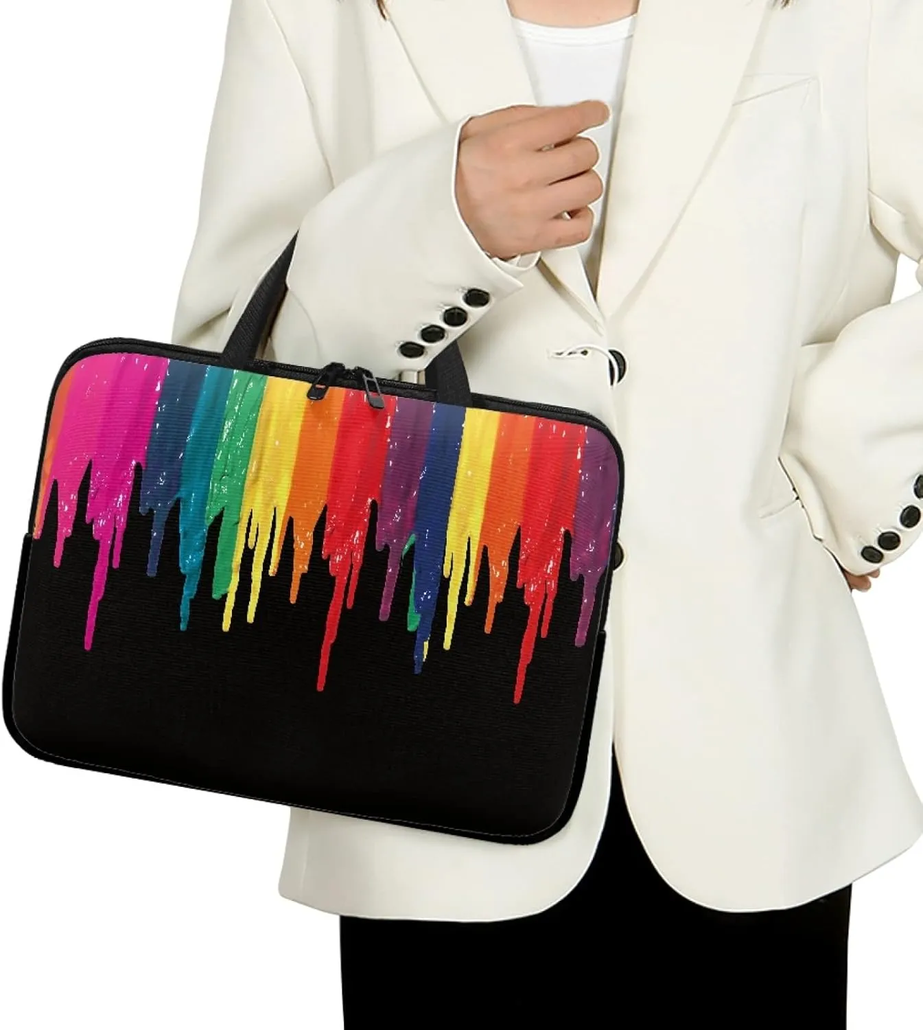 Yzaoxia Laptop Tote Bag for Women Men Computer & Tablet Travel Briefcase Waterproof Bags Business Tote Handbag